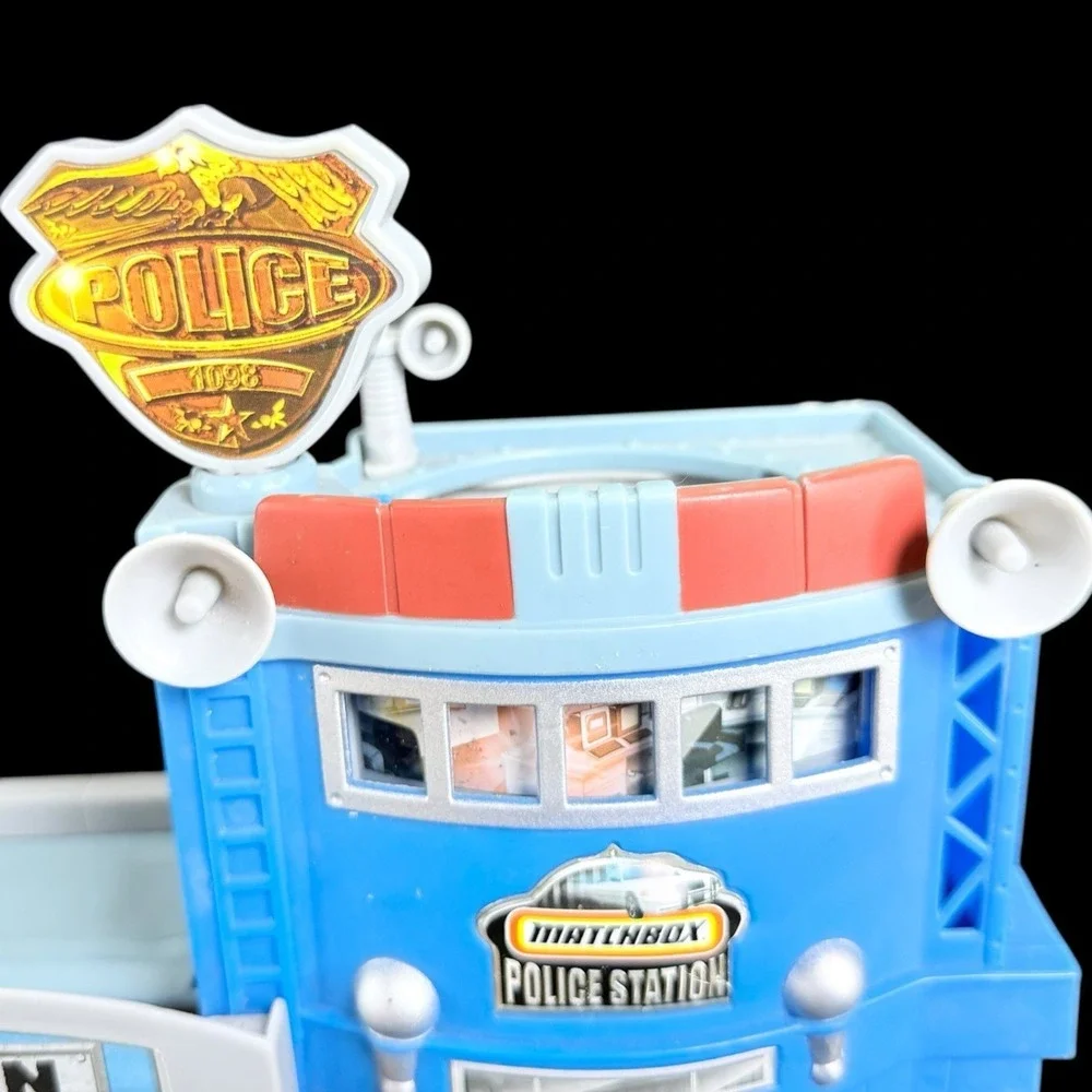 Matchbox Police Station Prison Toy Car Building 2003 Mattel‎